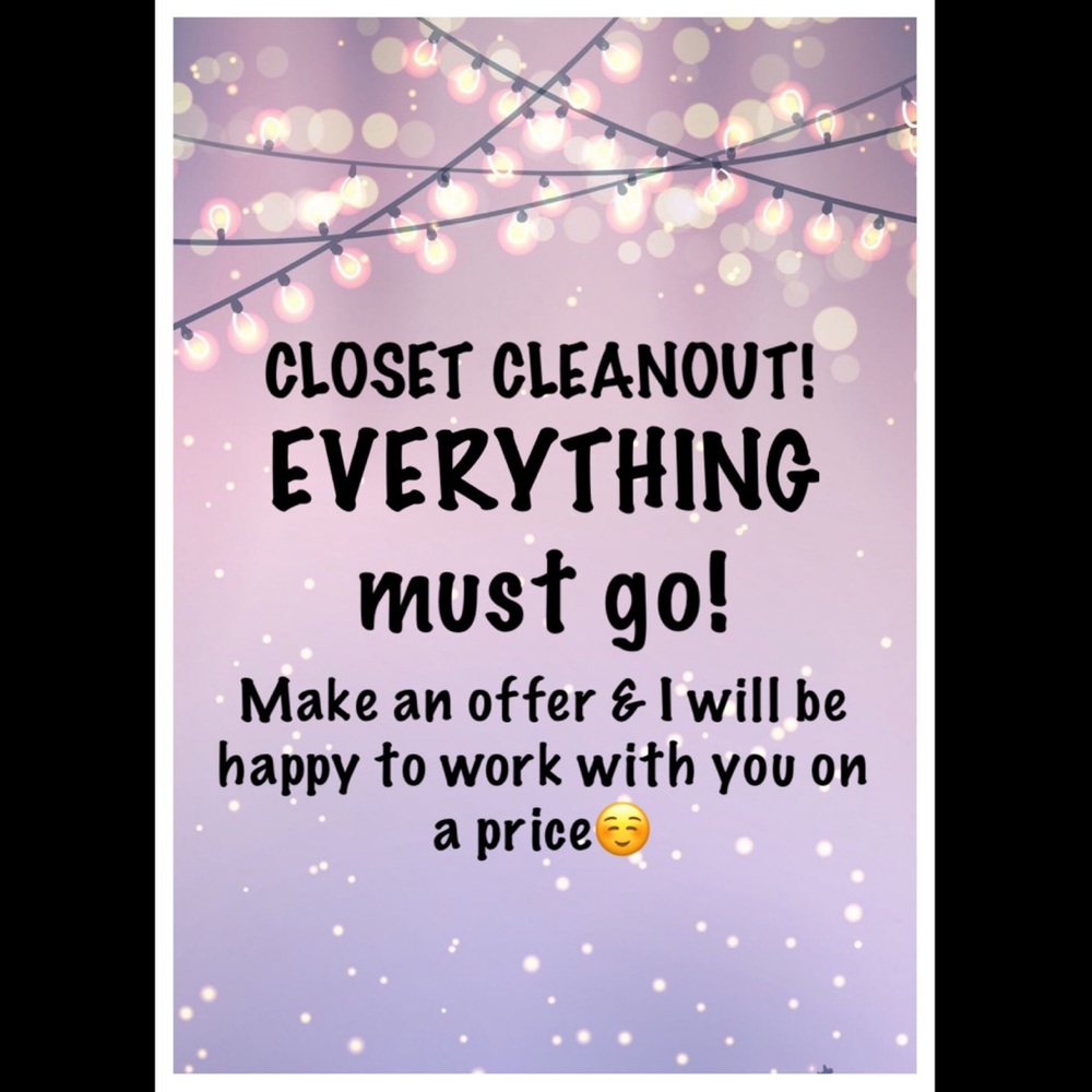 All offers welcomed✨